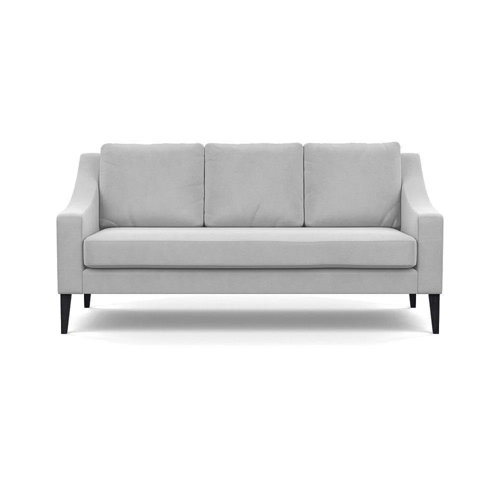 Heal's Richmond 3 Seater Sofa Broad Weave Pebble Natural Feet - Heal's UK Furniture – image 19