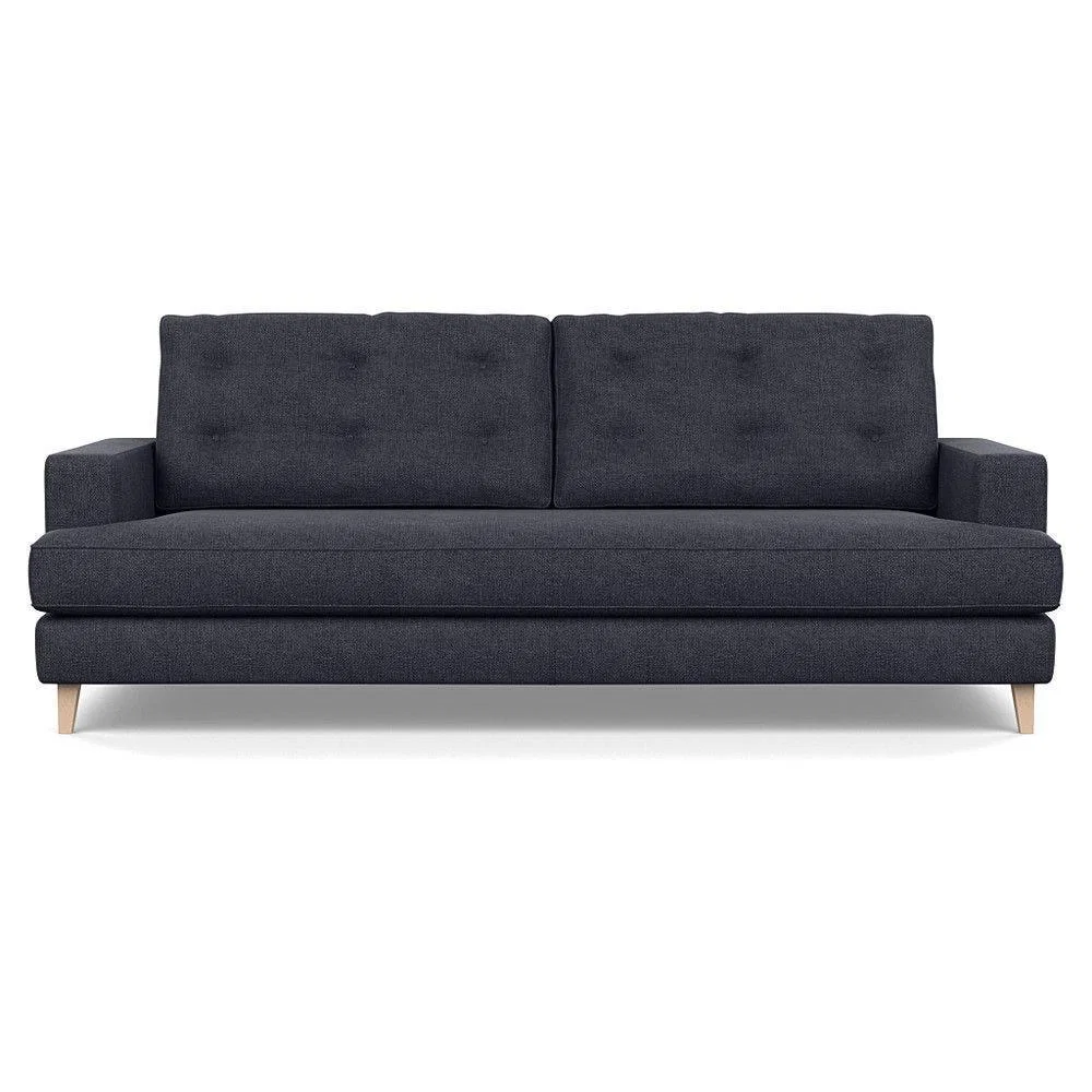 Heal's Richmond 3 Seater Sofa Broad Weave Pebble Natural Feet - Heal's UK Furniture – image 29