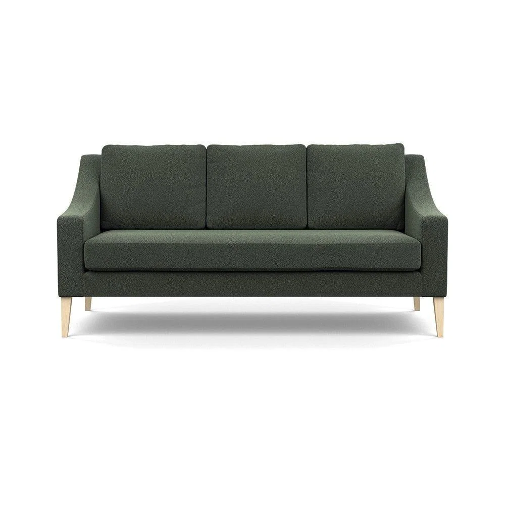 Heal's Richmond 3 Seater Sofa Broad Weave Pebble Natural Feet - Heal's UK Furniture – image 31