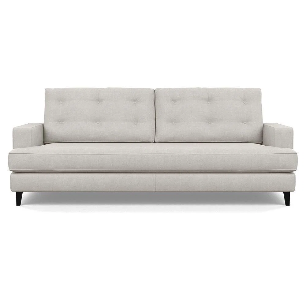 Heal's Richmond 3 Seater Sofa Broad Weave Pebble Natural Feet - Heal's UK Furniture – image 40