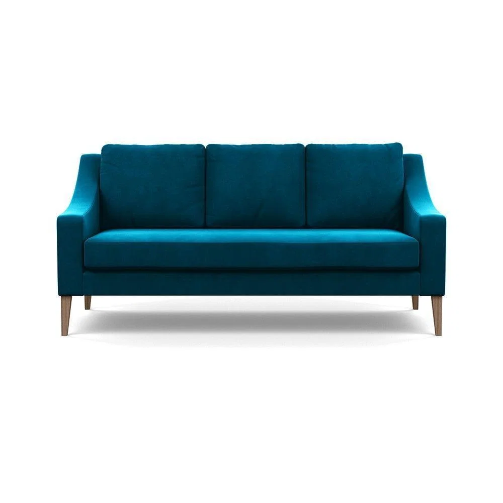 Heal's Richmond 3 Seater Sofa Broad Weave Pebble Natural Feet - Heal's UK Furniture – image 43