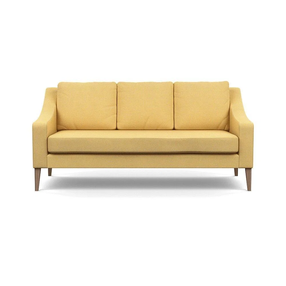 Heal's Richmond 3 Seater Sofa Broad Weave Pebble Natural Feet - Heal's UK Furniture – image 52