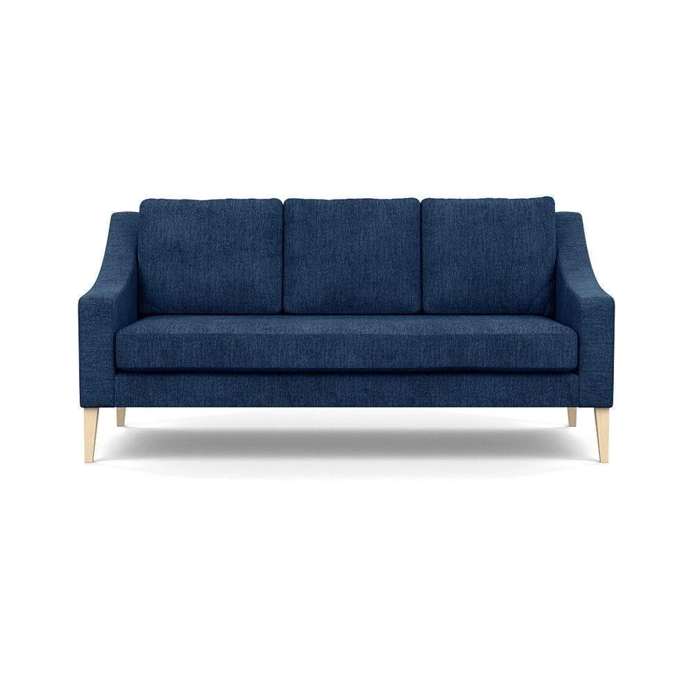 Heal's Richmond 3 Seater Sofa Broad Weave Pebble Natural Feet - Heal's UK Furniture – image 61