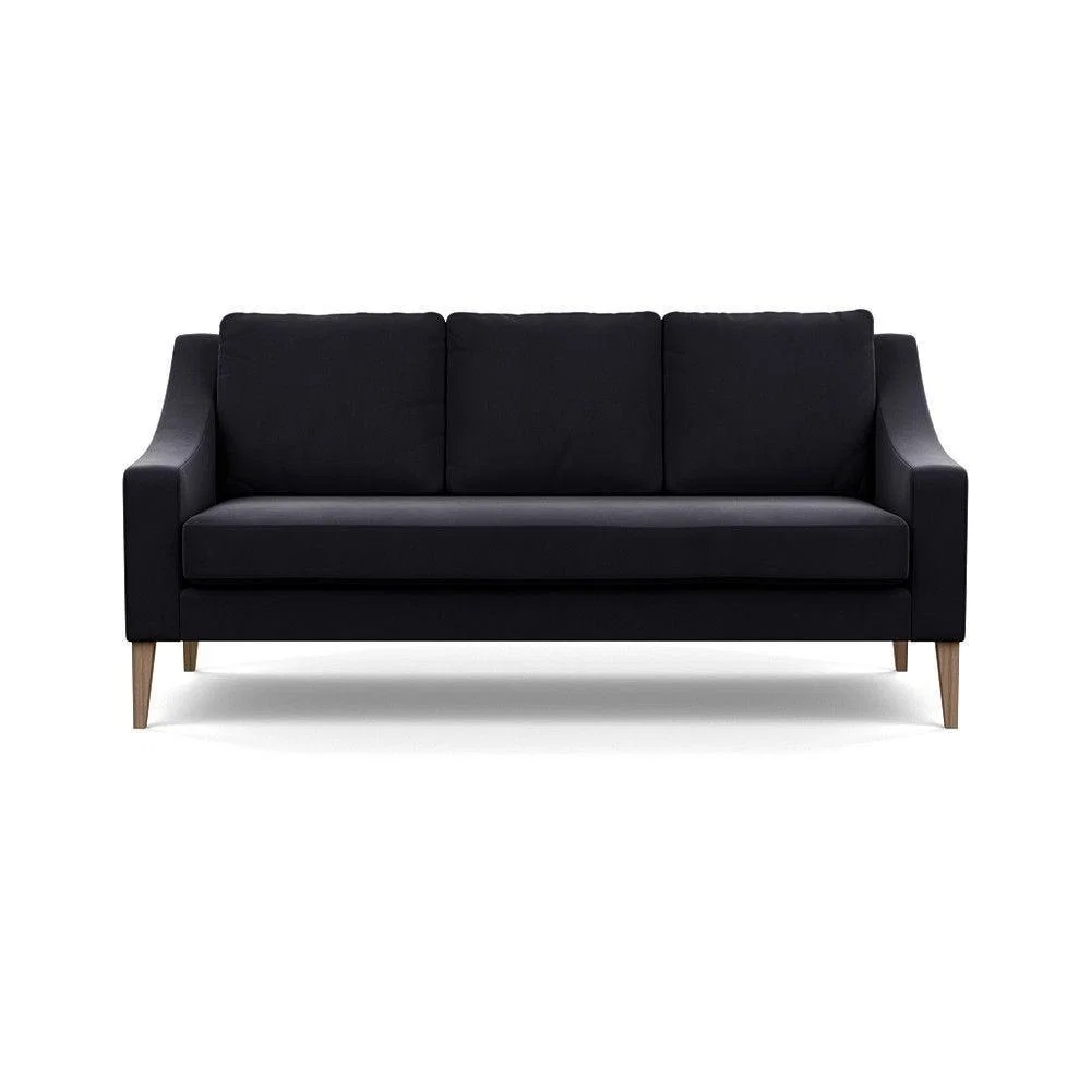 Heal's Richmond 3 Seater Sofa Broad Weave Pebble Natural Feet - Heal's UK Furniture – image 70