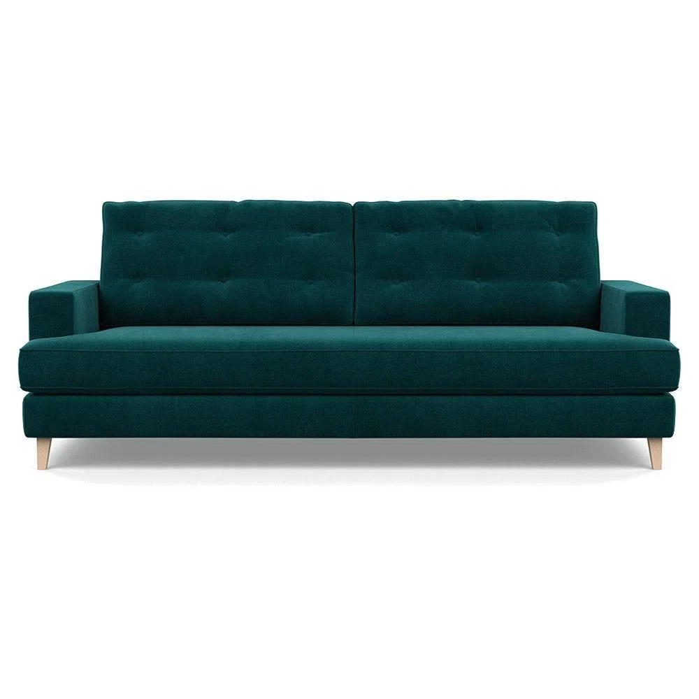 Heal's Richmond 3 Seater Sofa Broad Weave Pebble Natural Feet - Heal's UK Furniture – image 77