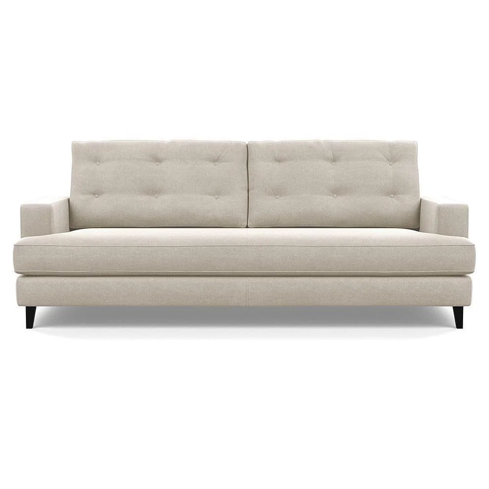 Heal's Richmond 3 Seater Sofa Broad Weave Pebble Natural Feet - Heal's UK Furniture – image 83