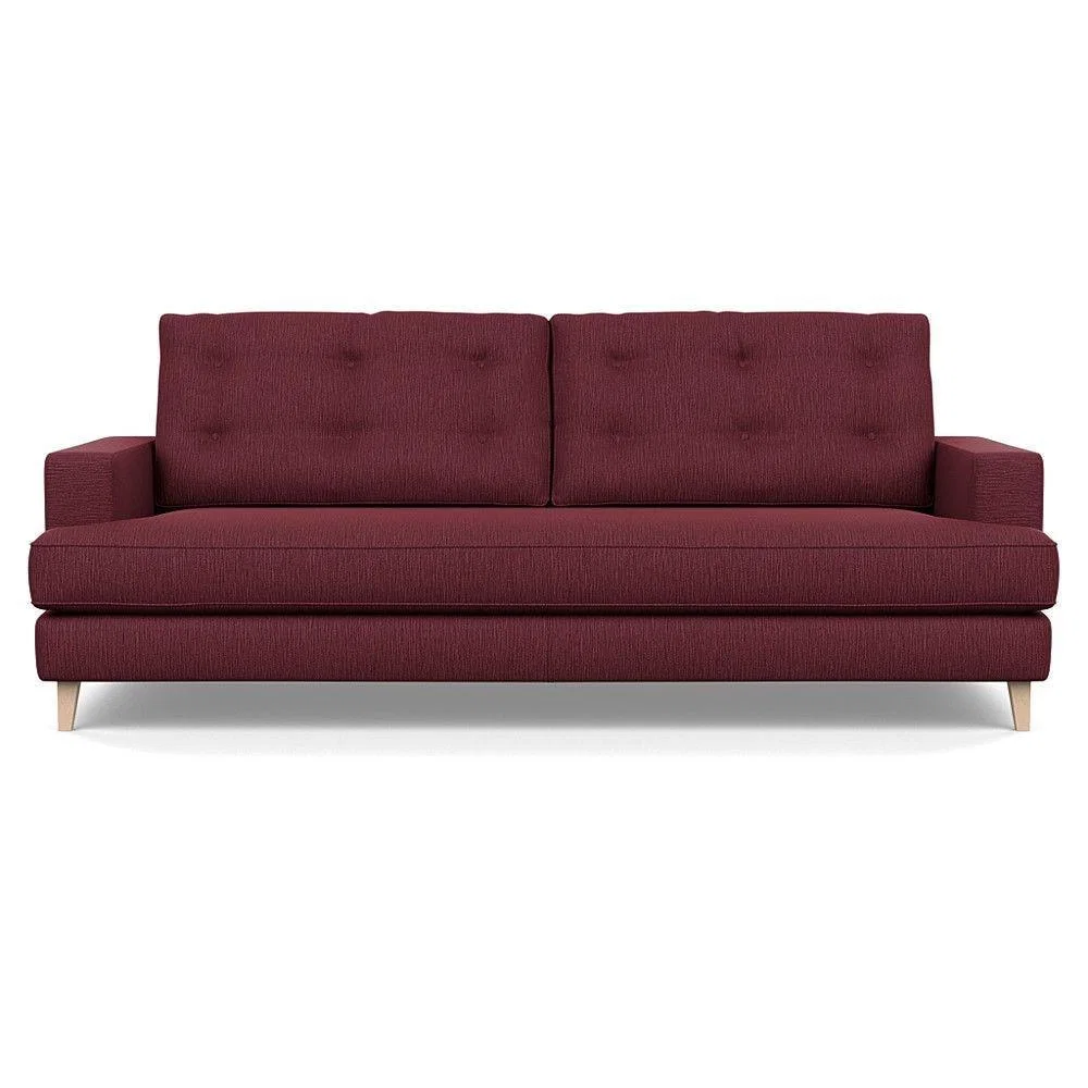 Heal's Richmond 3 Seater Sofa Broad Weave Pebble Natural Feet - Heal's UK Furniture – image 87