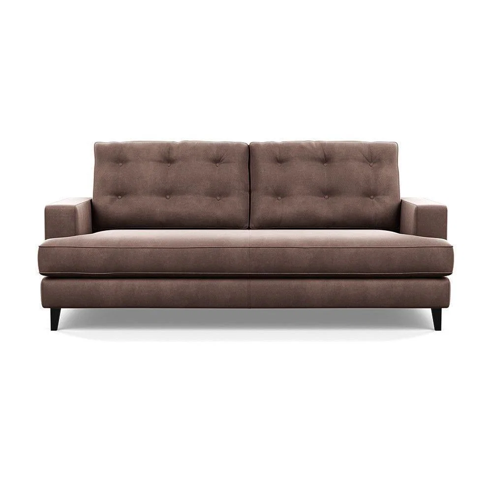 Heal's Richmond 3 Seater Sofa Broad Weave Pebble Natural Feet - Heal's UK Furniture – image 89