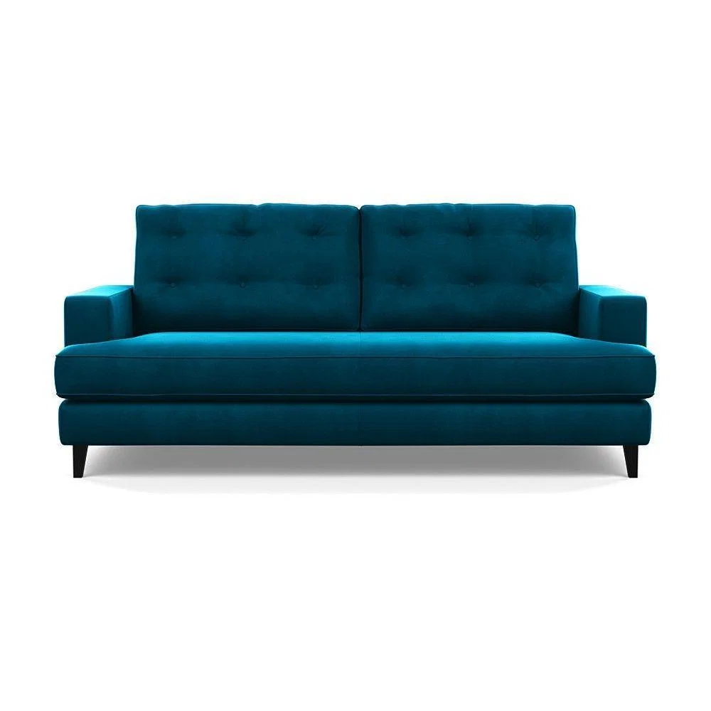 Heal's Richmond 3 Seater Sofa Broad Weave Pebble Natural Feet - Heal's UK Furniture – image 10