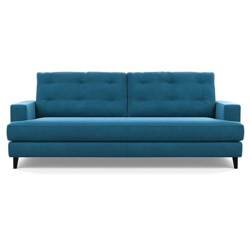 Heal's Richmond 3 Seater Sofa Broad Weave Pebble Natural Feet - Heal's UK Furniture – image 96