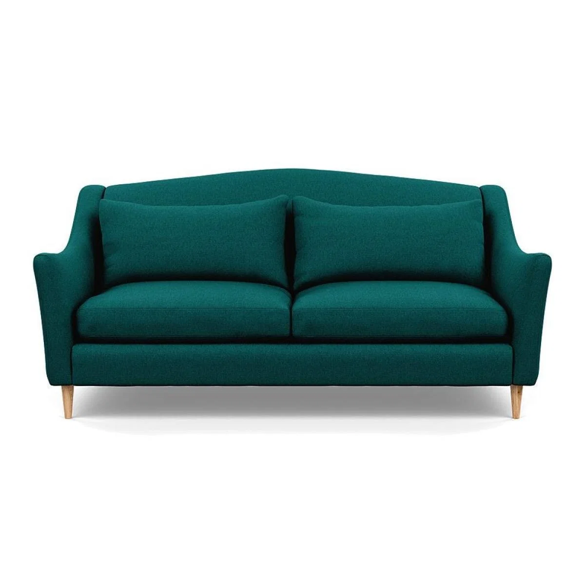 Heal's Somerset 3 Seater Sofa Velvet Midnight Dark Stain - Heal's UK Furniture – image 2