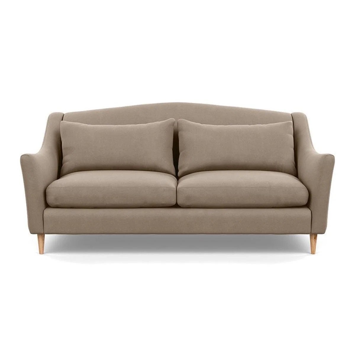 Heal's Somerset 3 Seater Sofa Velvet Midnight Dark Stain - Heal's UK Furniture – image 12