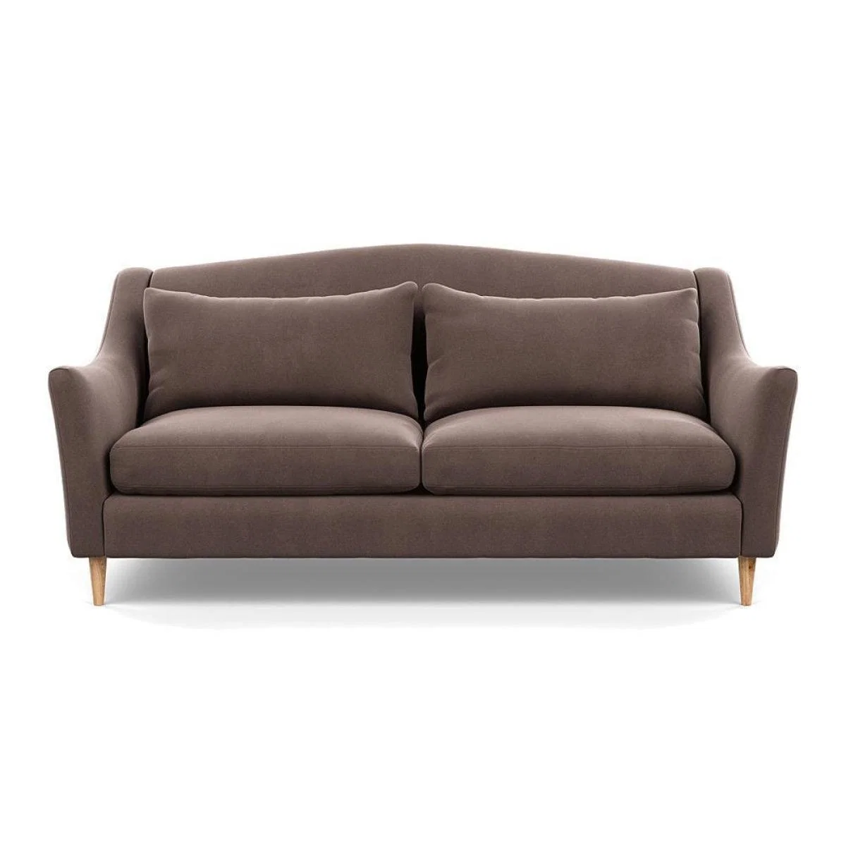 Heal's Somerset 3 Seater Sofa Velvet Midnight Dark Stain - Heal's UK Furniture – image 18