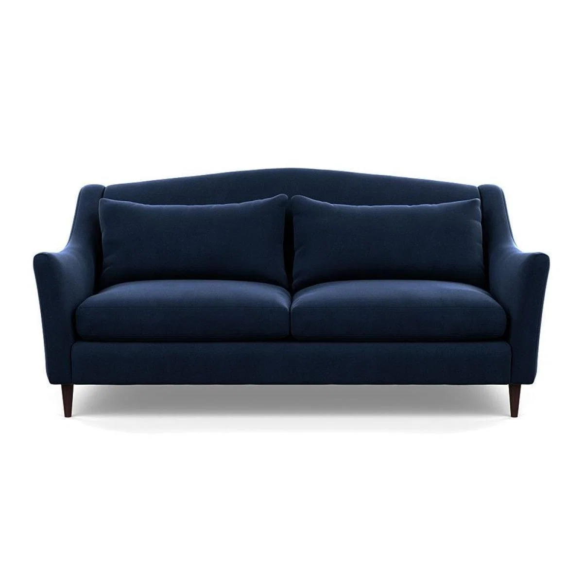 Heal's Somerset 3 Seater Sofa Velvet Midnight Dark Stain - Heal's UK Furniture – image 3