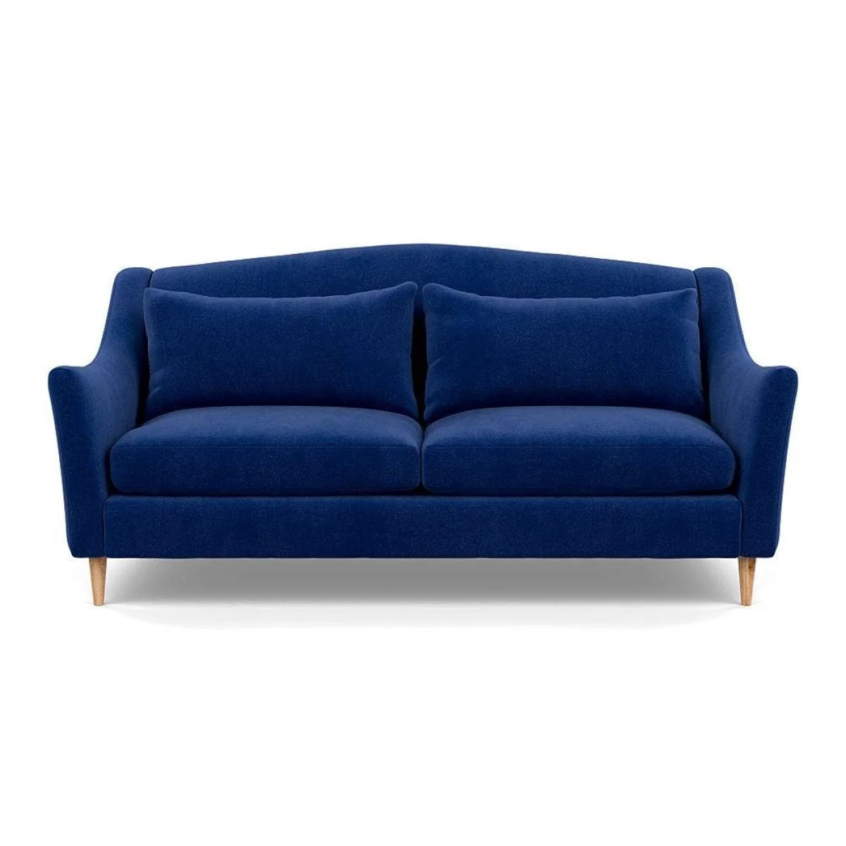 Heal's Somerset 3 Seater Sofa Velvet Midnight Dark Stain - Heal's UK Furniture – image 21