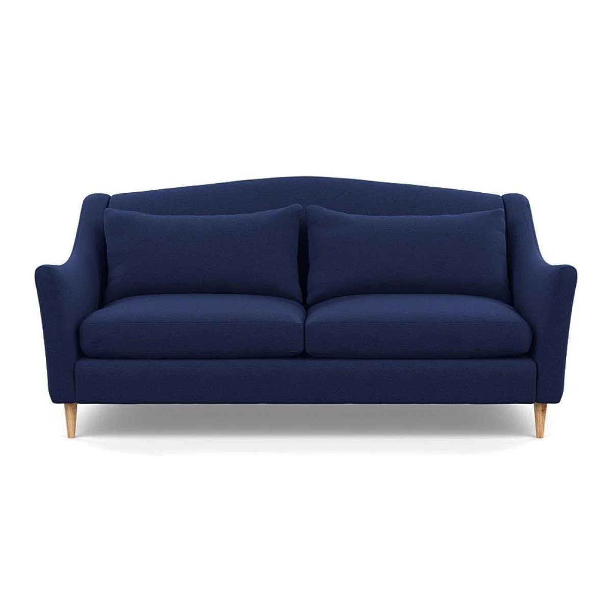 Heal's Somerset 3 Seater Sofa Velvet Midnight Dark Stain - Heal's UK Furniture – image 24