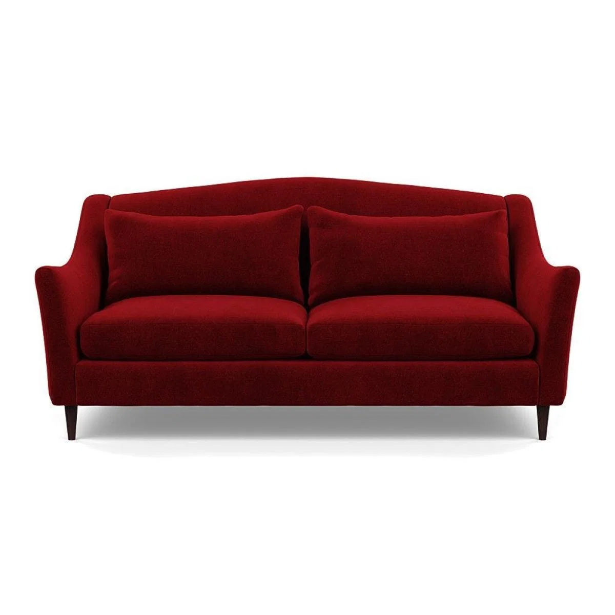 Heal's Somerset 3 Seater Sofa Velvet Midnight Dark Stain - Heal's UK Furniture – image 26