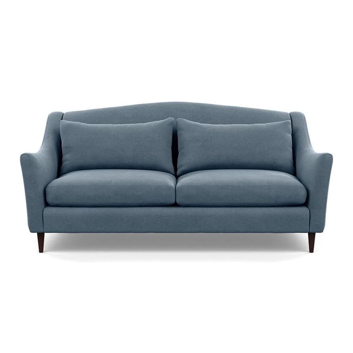 Heal's Somerset 3 Seater Sofa Velvet Midnight Dark Stain - Heal's UK Furniture – image 27
