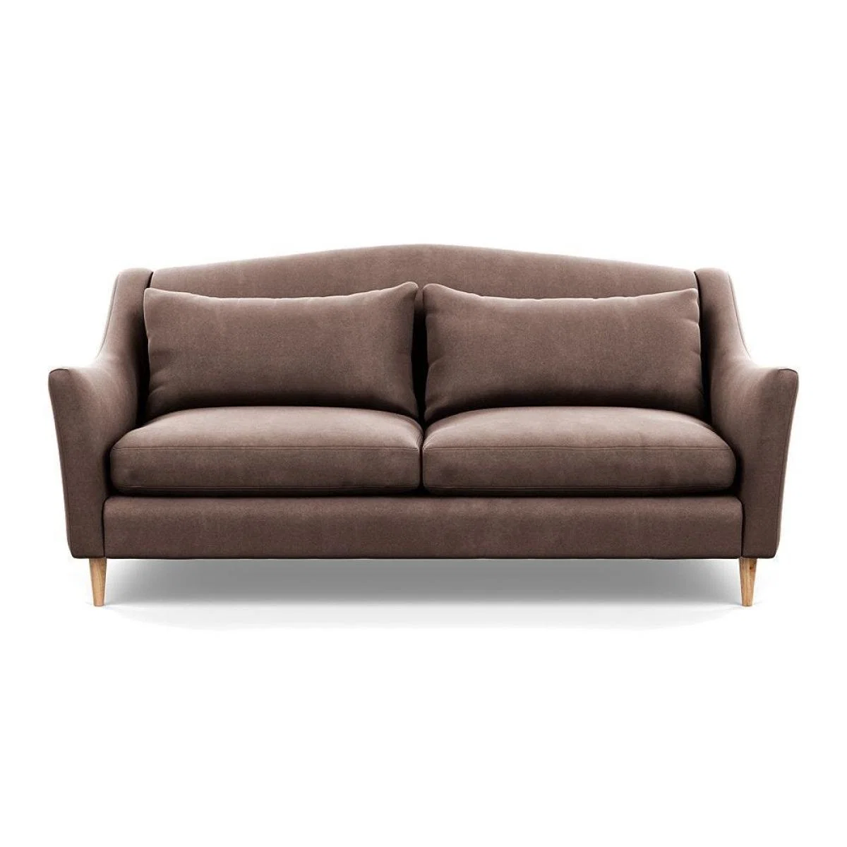 Heal's Somerset 3 Seater Sofa Velvet Midnight Dark Stain - Heal's UK Furniture – image 4