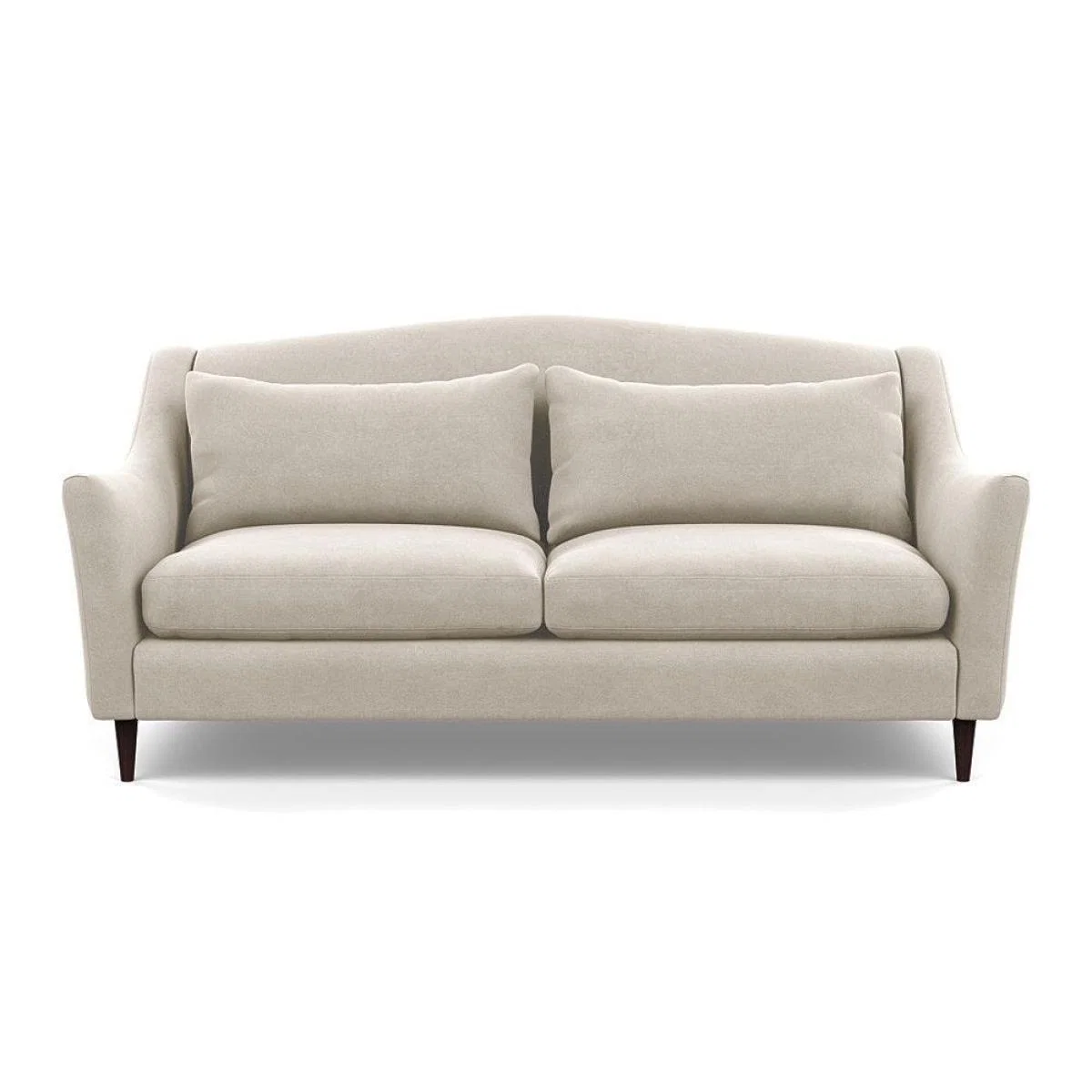 Heal's Somerset 3 Seater Sofa Velvet Midnight Dark Stain - Heal's UK Furniture – image 31