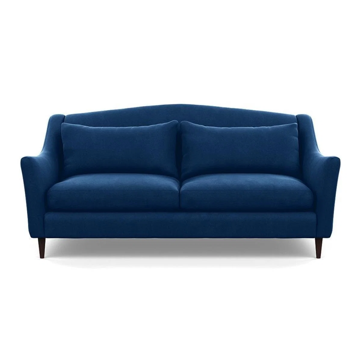 Heal's Somerset 3 Seater Sofa Velvet Midnight Dark Stain - Heal's UK Furniture – image 5