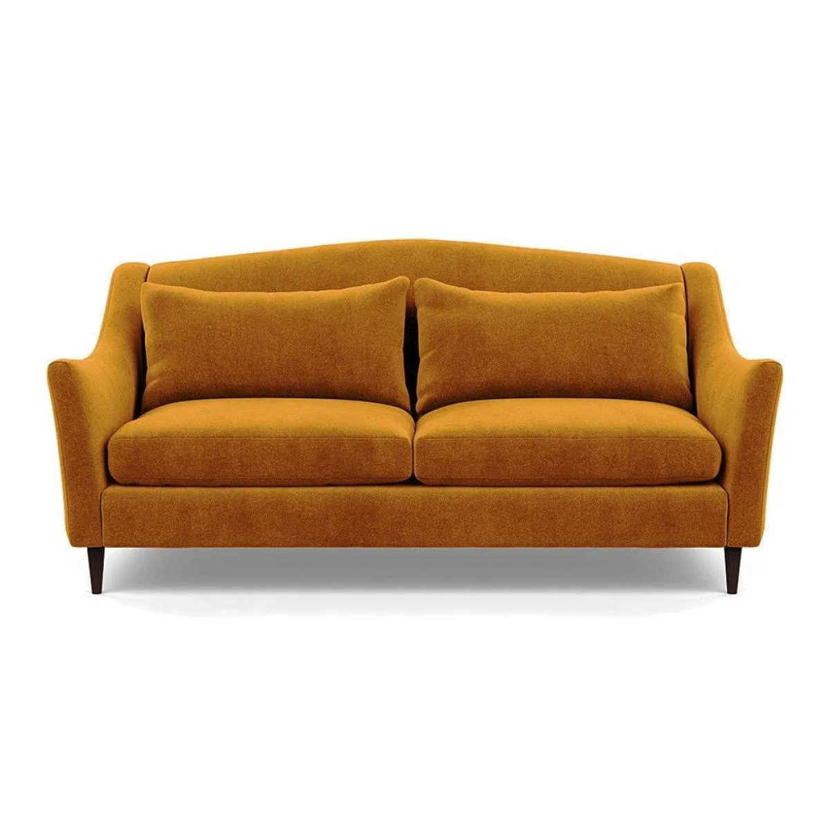 Heal's Somerset 3 Seater Sofa Velvet Midnight Dark Stain - Heal's UK Furniture – image 41
