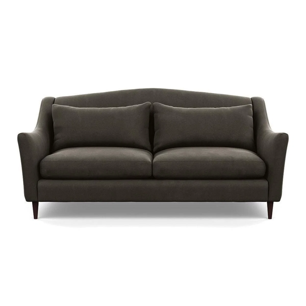 Heal's Somerset 3 Seater Sofa Velvet Midnight Dark Stain - Heal's UK Furniture – image 42