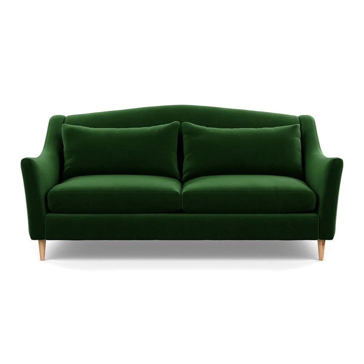 Heal's Somerset 3 Seater Sofa Velvet Midnight Dark Stain - Heal's UK Furniture – image 43