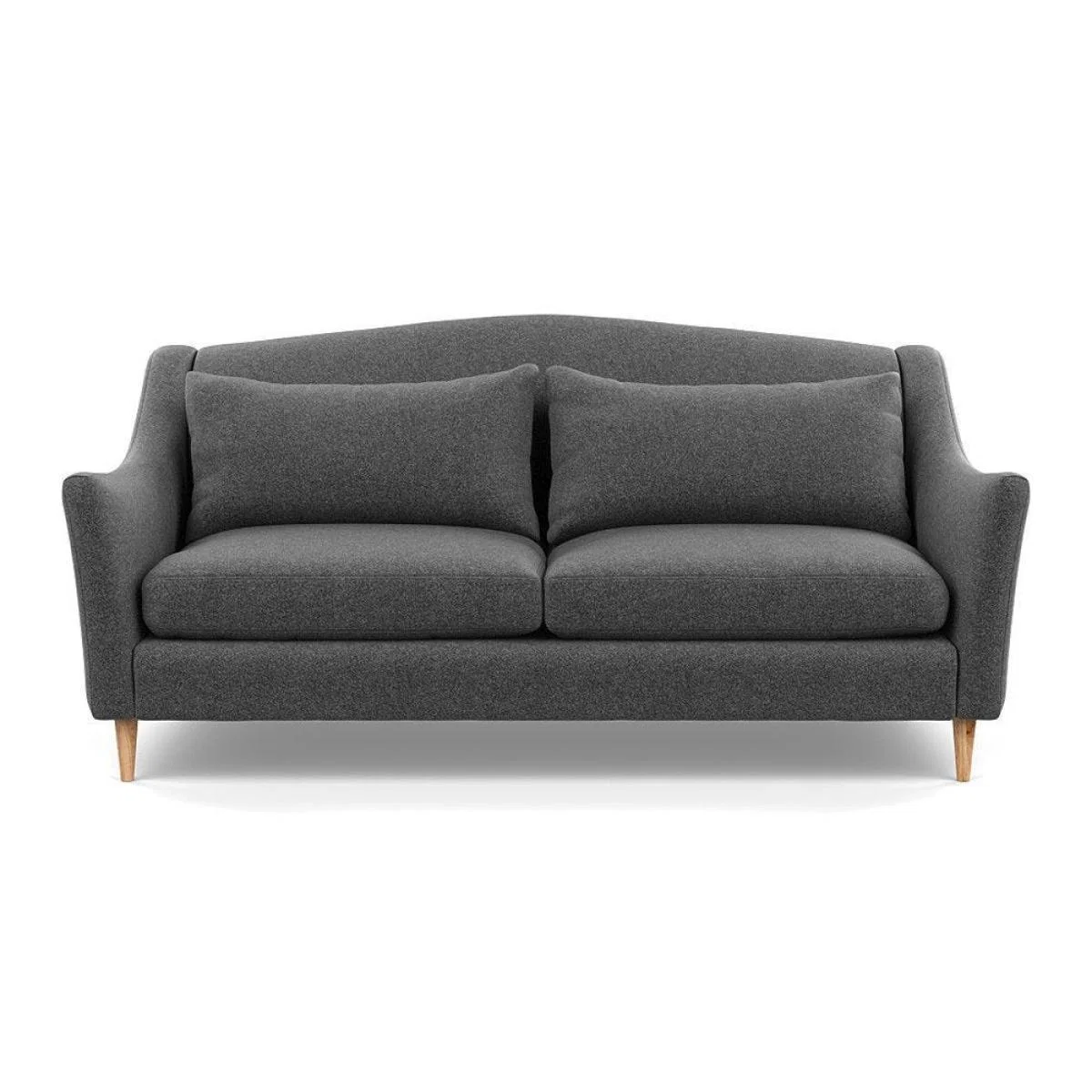 Heal's Somerset 3 Seater Sofa Velvet Midnight Dark Stain - Heal's UK Furniture – image 44
