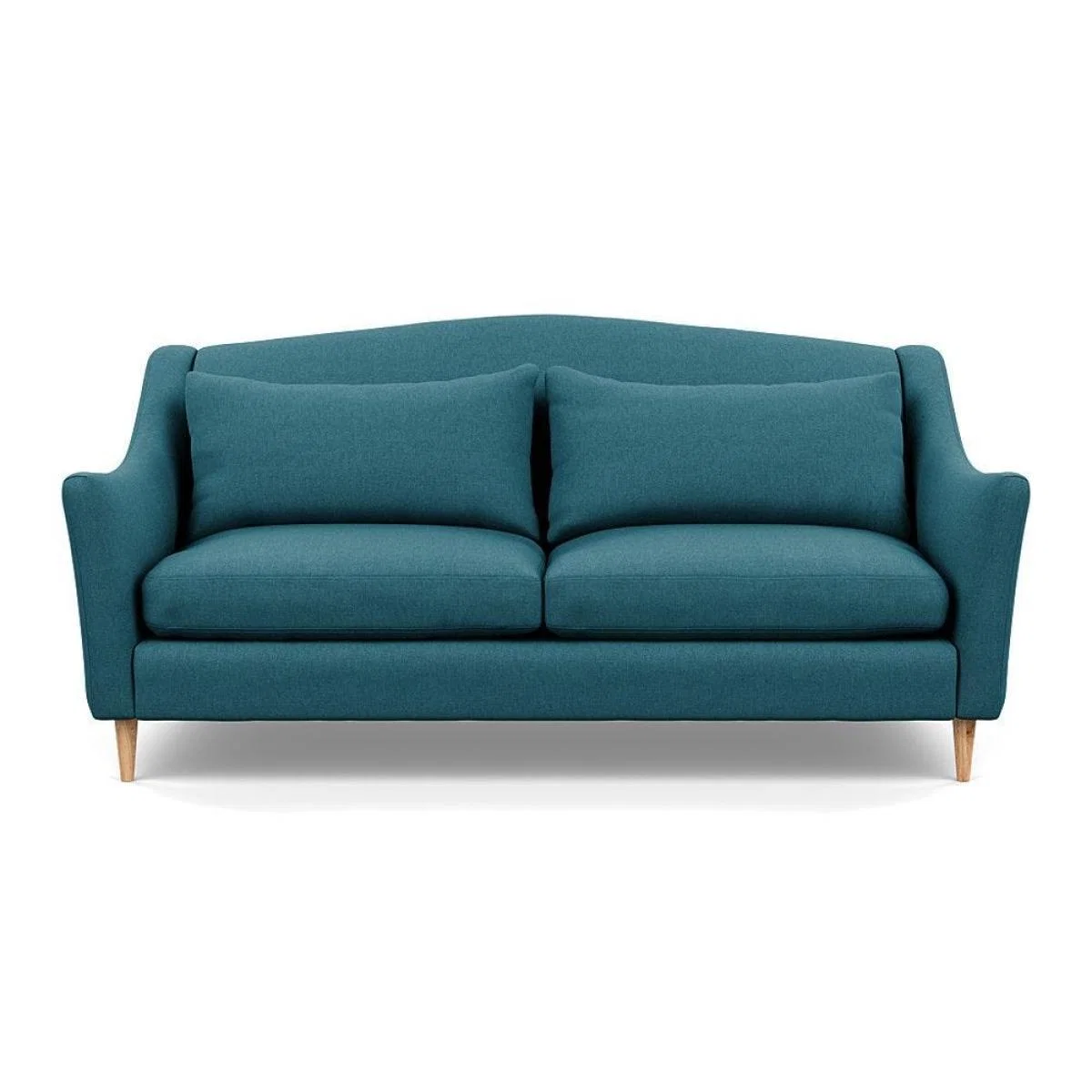 Heal's Somerset 3 Seater Sofa Velvet Midnight Dark Stain - Heal's UK Furniture – image 47