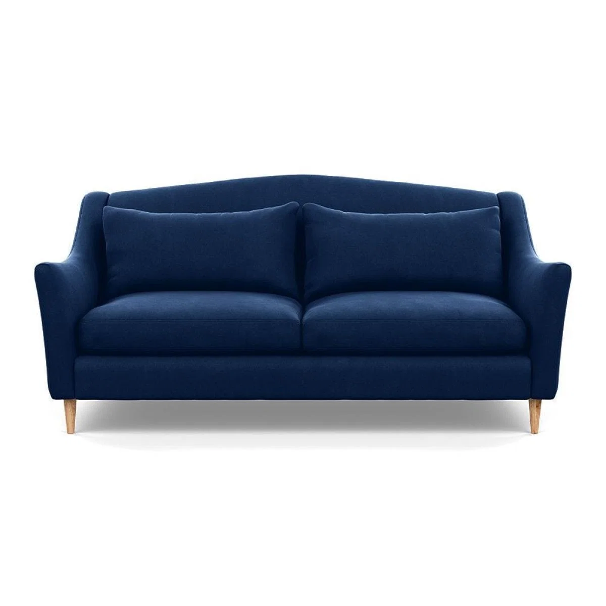 Heal's Somerset 3 Seater Sofa Velvet Midnight Dark Stain - Heal's UK Furniture – image 48