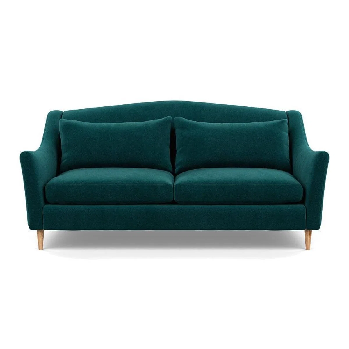 Heal's Somerset 3 Seater Sofa Velvet Midnight Dark Stain - Heal's UK Furniture – image 56