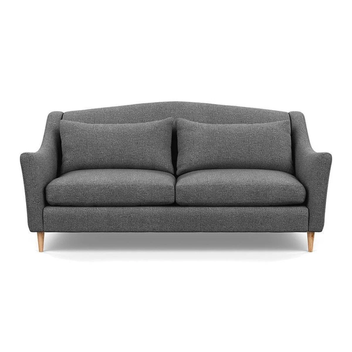 Heal's Somerset 3 Seater Sofa Velvet Midnight Dark Stain - Heal's UK Furniture – image 57