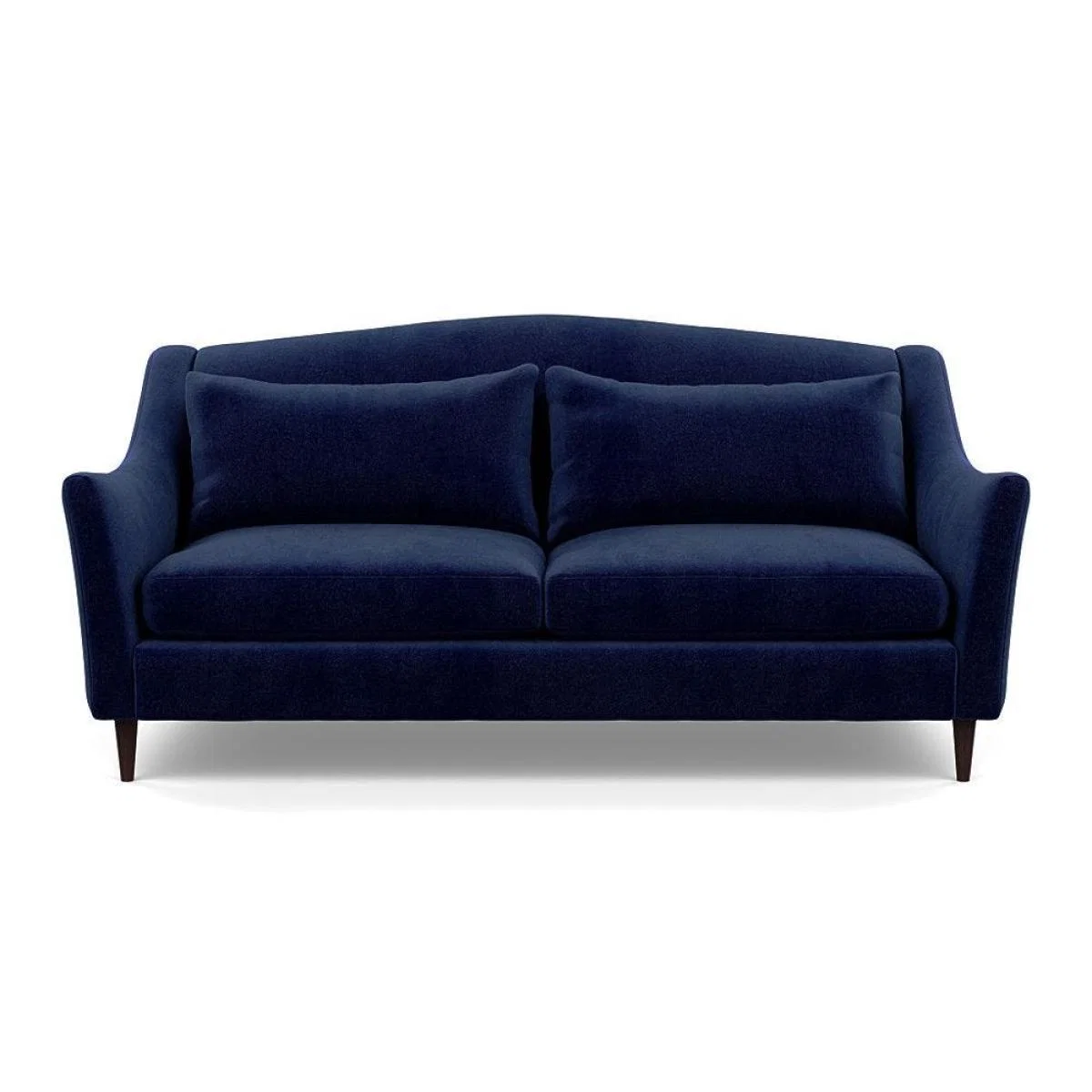 Heal's Somerset 3 Seater Sofa Velvet Midnight Dark Stain - Heal's UK Furniture – image 65