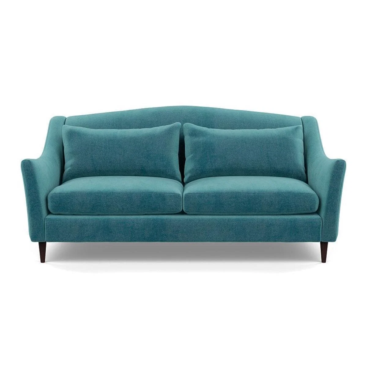 Heal's Somerset 3 Seater Sofa Velvet Midnight Dark Stain - Heal's UK Furniture – image 66