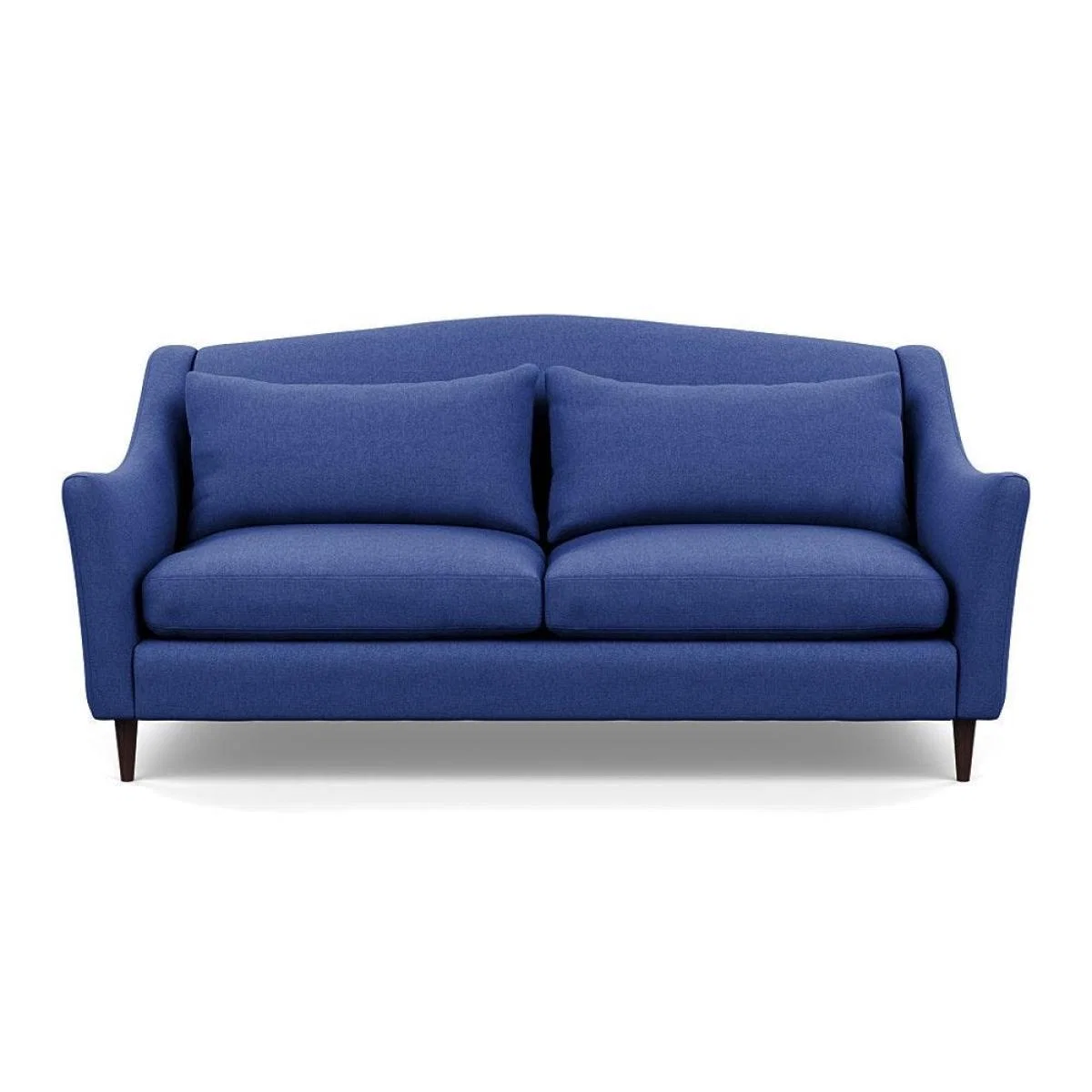 Heal's Somerset 3 Seater Sofa Velvet Midnight Dark Stain - Heal's UK Furniture – image 8