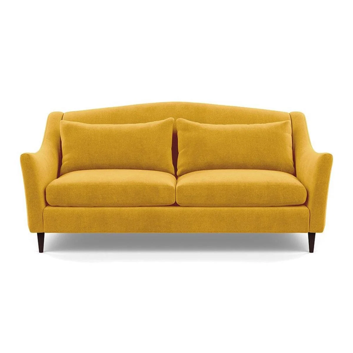 Heal's Somerset 3 Seater Sofa Velvet Midnight Dark Stain - Heal's UK Furniture – image 9