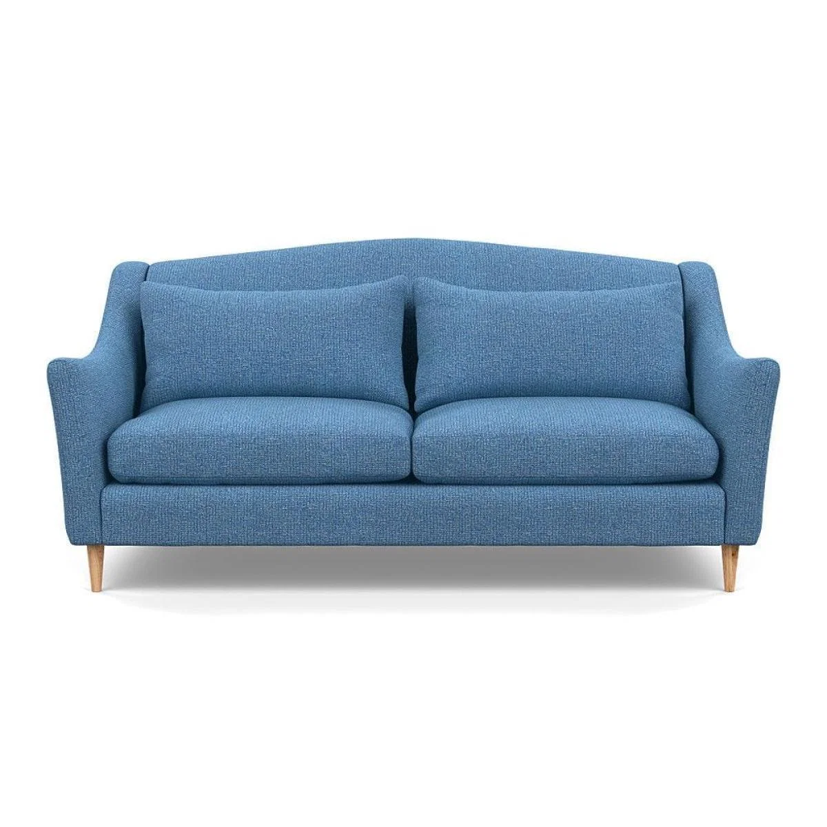 Heal's Somerset 3 Seater Sofa Velvet Midnight Dark Stain - Heal's UK Furniture – image 10