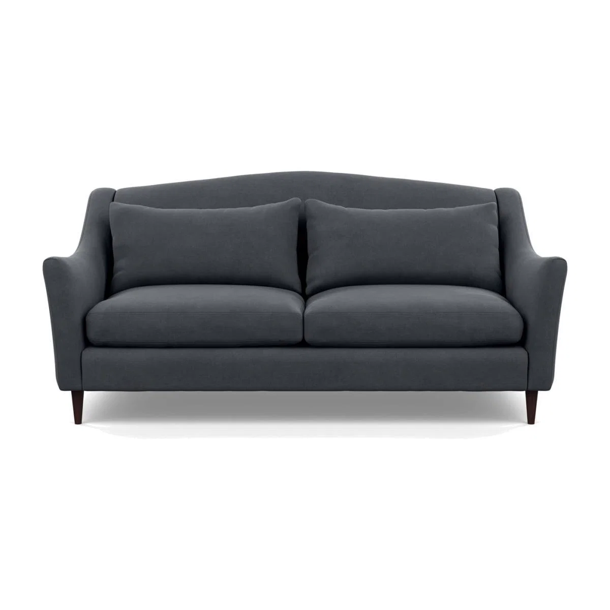 Heal's Somerset 3 Seater Sofa Velvet Midnight Dark Stain - Heal's UK Furniture – image 1