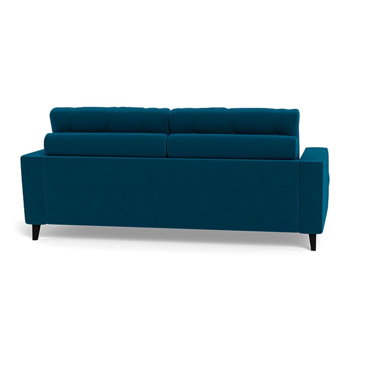 Heal's Mistral 3 Seater Sofa Velvet Teal Natural Feet - Heal's UK Furniture – image 5