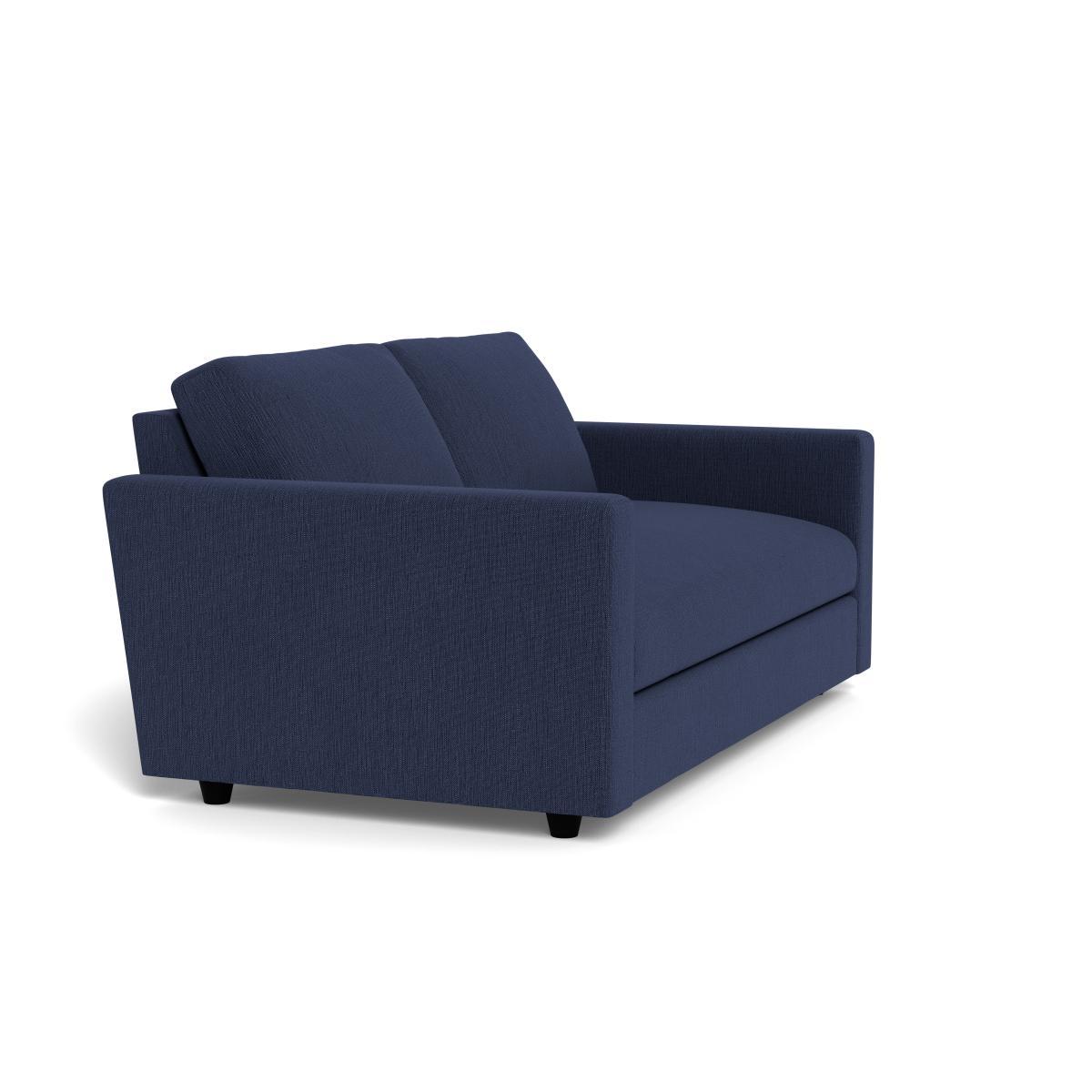 Heal's Nimbus II 3 Seater Sofa Smart Linen Mix Navy Black Feet - Heal's UK Furniture – image 2