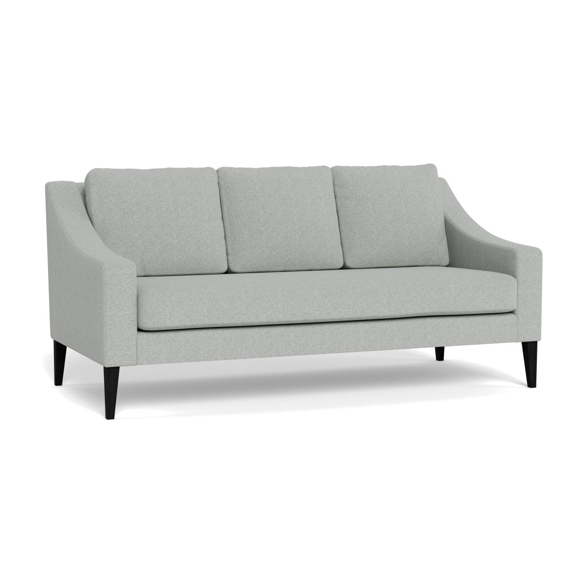 Heal's Richmond 3 Seater Sofa Melton Wool Limestone Natural Ash Feet – image 1