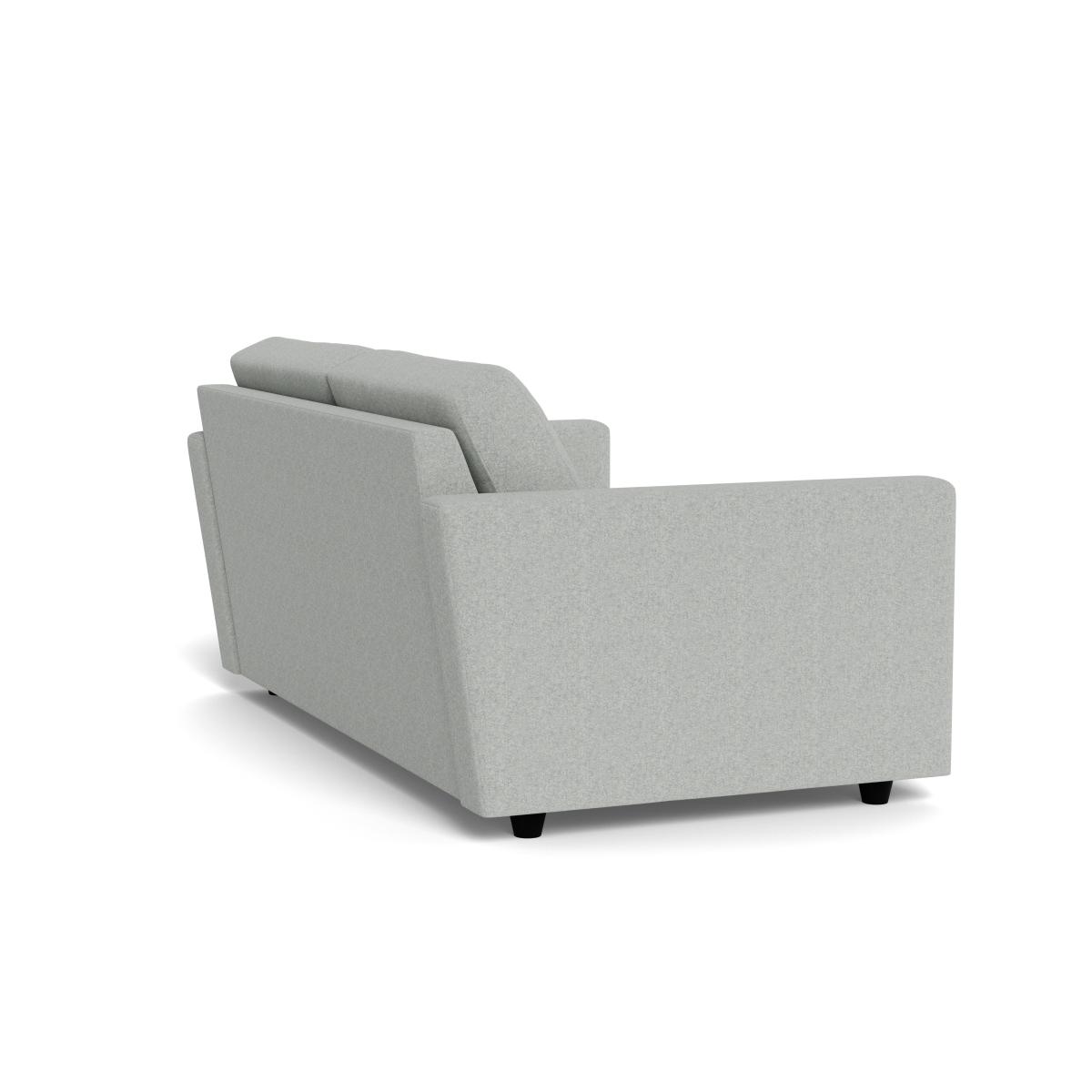 Heal's Nimbus 3 Seater Sofa Melton Wool Limestone Black – image 4