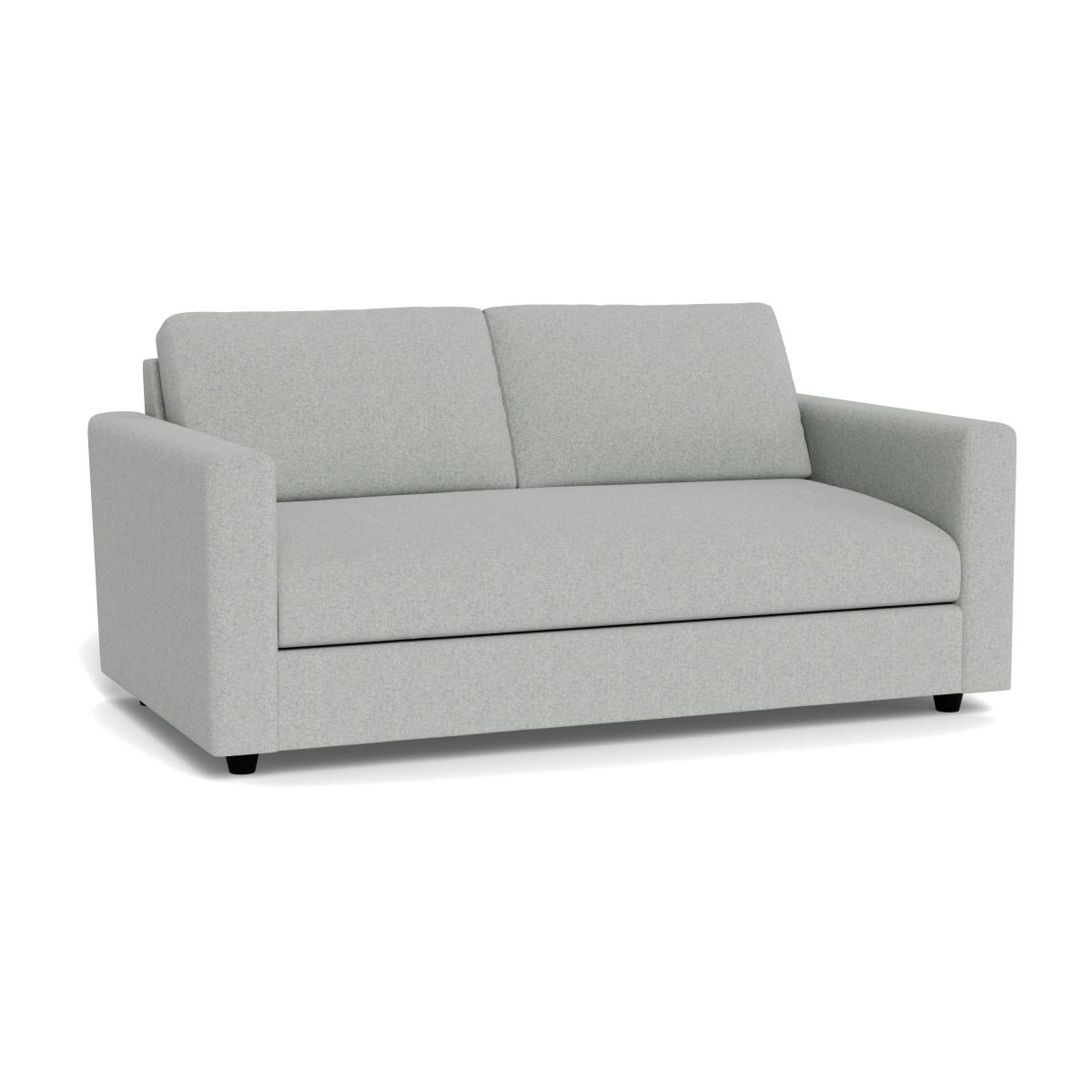 Heal's Nimbus 3 Seater Sofa Melton Wool Limestone Black – image 1