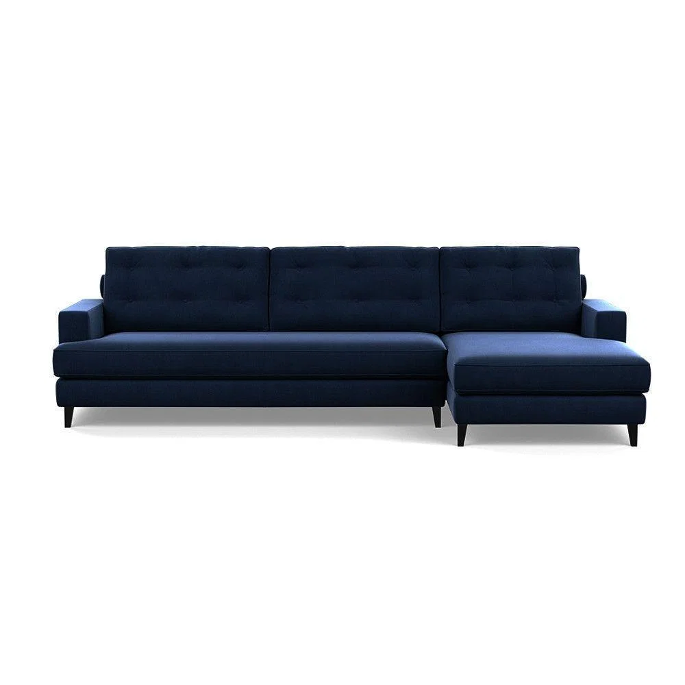 Heal's Mistral 3 Seater Sofa Smart Luxe Velvet Mulberry Natural Feet - Heal's UK Furniture – image 12