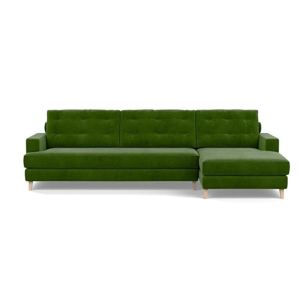 Heal's Mistral 3 Seater Sofa Smart Luxe Velvet Mulberry Natural Feet - Heal's UK Furniture – image 16