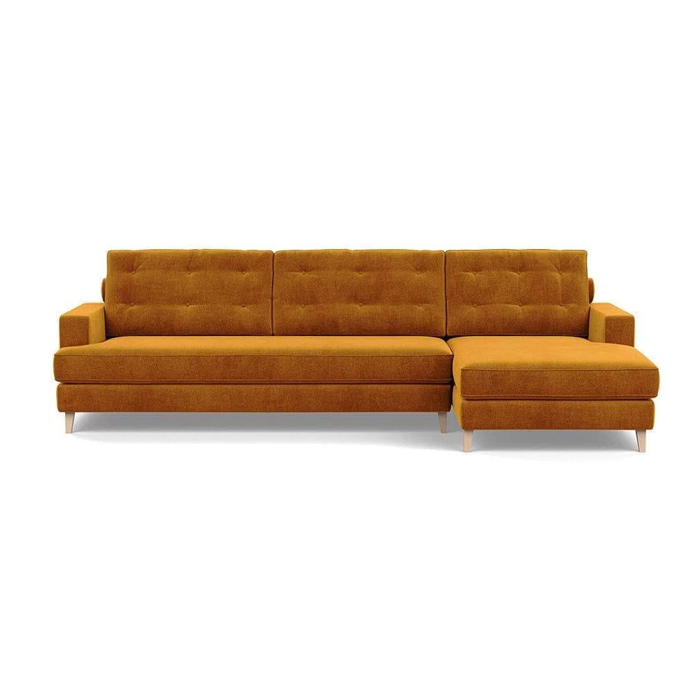 Heal's Mistral 3 Seater Sofa Smart Luxe Velvet Mulberry Natural Feet - Heal's UK Furniture – image 17