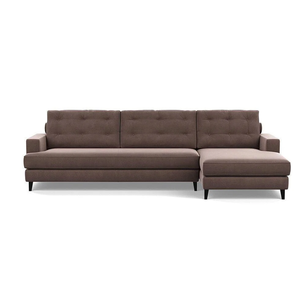 Heal's Mistral 3 Seater Sofa Smart Luxe Velvet Mulberry Natural Feet - Heal's UK Furniture – image 19