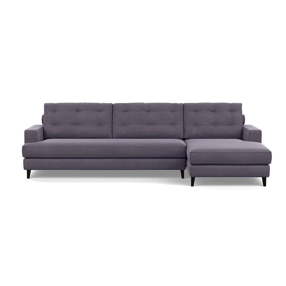 Heal's Mistral 3 Seater Sofa Smart Luxe Velvet Mulberry Natural Feet - Heal's UK Furniture – image 22