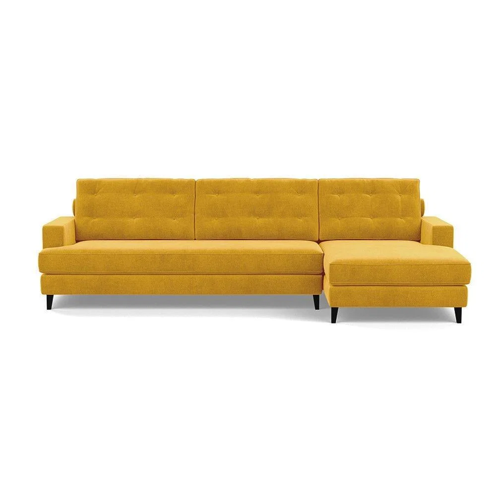 Heal's Mistral 3 Seater Sofa Smart Luxe Velvet Mulberry Natural Feet - Heal's UK Furniture – image 23